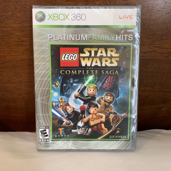 Lego Star Wars Complete Saga Platinum Family Hits Xbox 360 NEW Factory Sealed - Picture 1 of 3